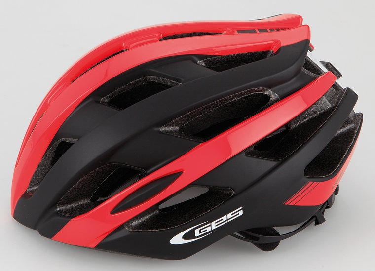 GES helm icon-12 zwart-rood(M 54-58 cm) (8435274962020)