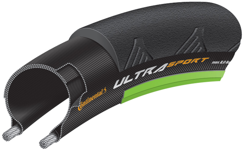 Continental Bub 28x11/16 co 25-622 ultra sport ii zw/gr (4019238670905)