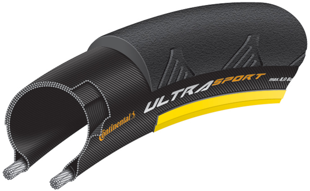 Continental Bub 28x11/16 co 25-622 ultra sport ii zw/ge vw (4019238670967)