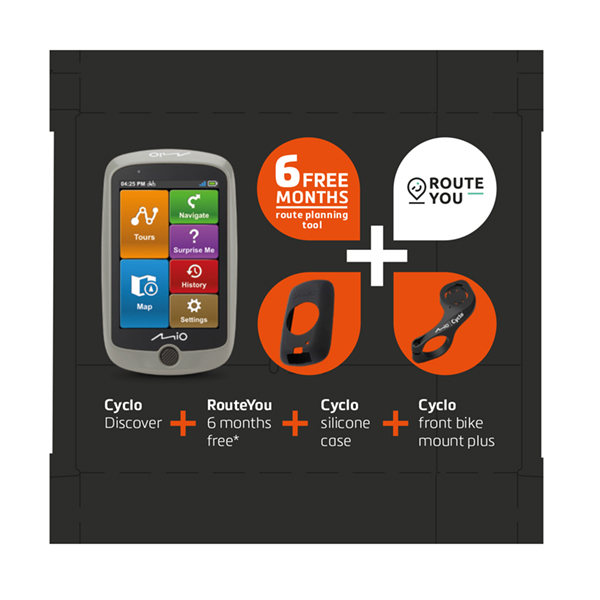 Mio Fietsnavigatie Cyclo Discover Pack RouteYou (4713264285521)