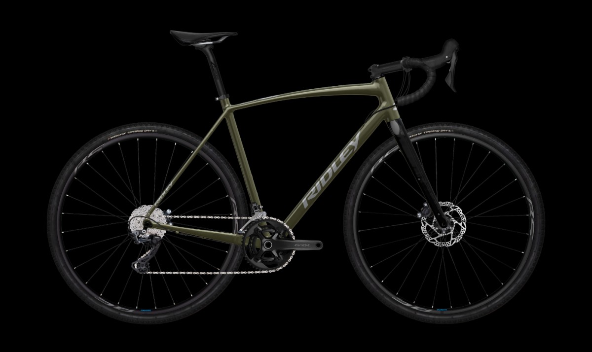 Ridley Kanzo A GRX600 2x11 custom, Camouflage Green (PC517) / Battleship Grey (467) (CONFIG006348)