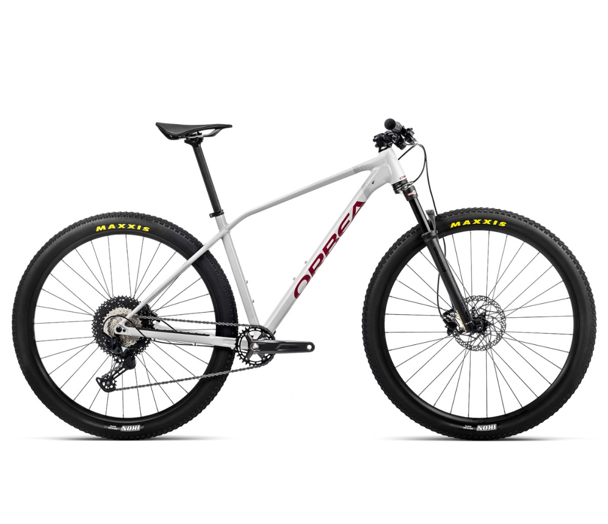 Orbea ALMA H20 M BLA-ROJ, White Grey - Metallic Red (Gloss) (8434446921124)
