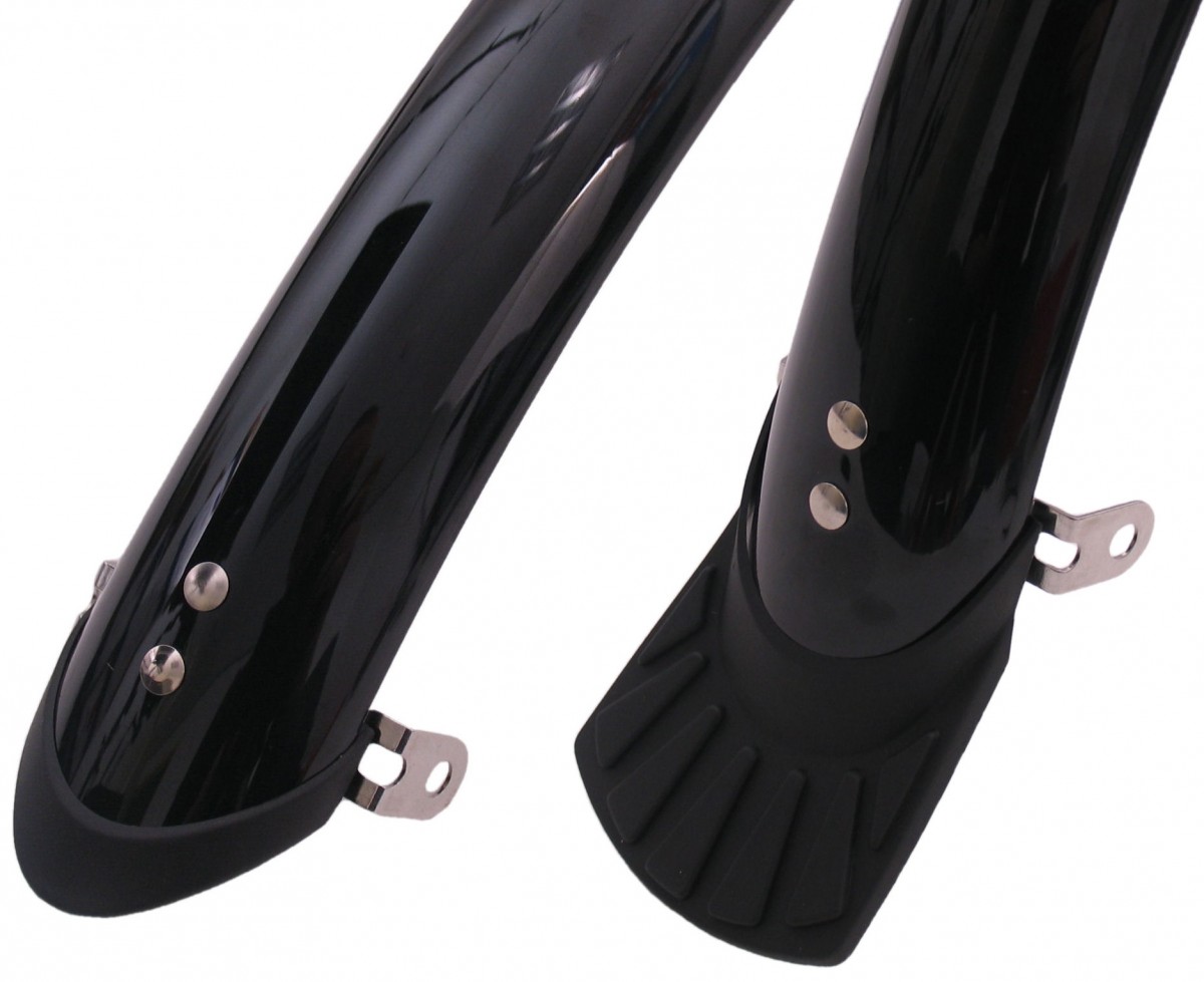 Merkloos Spatbordset 28" 50 mm kunststof compleet met (8716637012980)