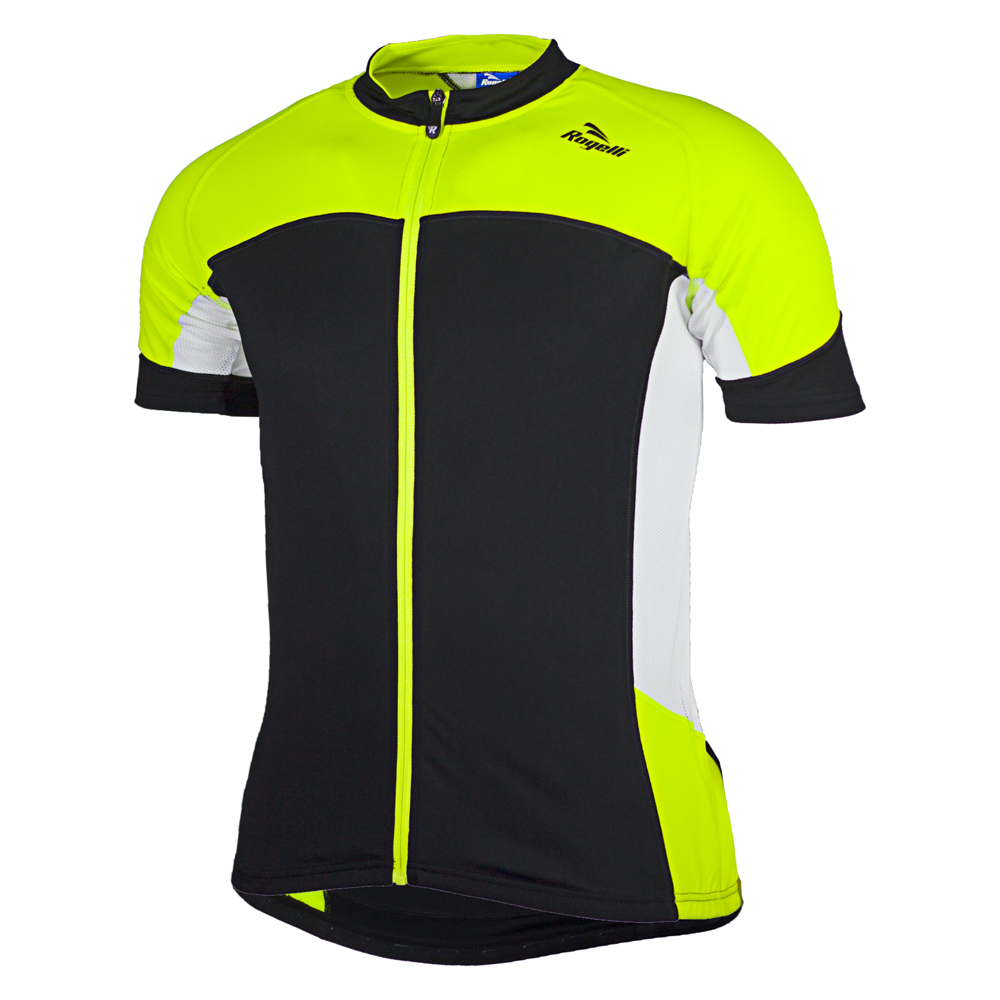 Rogelli Wielershirt LM Recco2.0 Fluor/Zw/Wit XL (8717849021432)