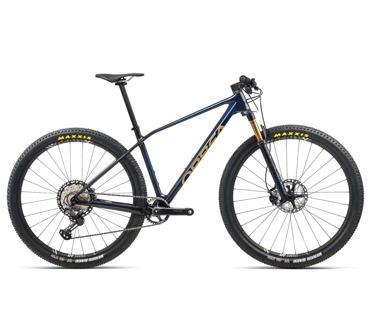 Orbea ALMA M-TEAM, Carbon Blue - Gold (Gloss) (8434446762680)