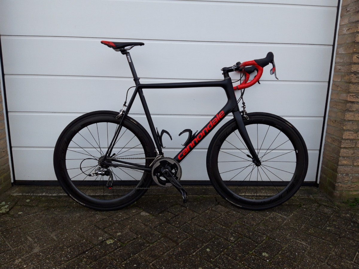 Cannondale Supersix Himod ,Sram Red, zwart (F.18556)