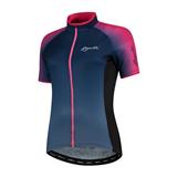 Rogelli Ds Wielershirt KM Glow Blauw/Roze S (8717849050814)