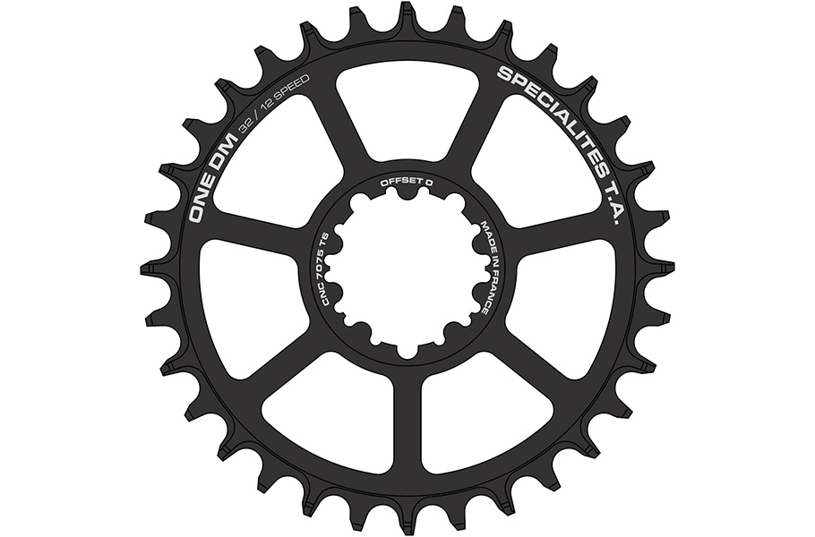Specialites Ta Kettingblad One Dm (sram 1112s/offset 0mm) Direct Mount 36t Zwart (3662458007436)