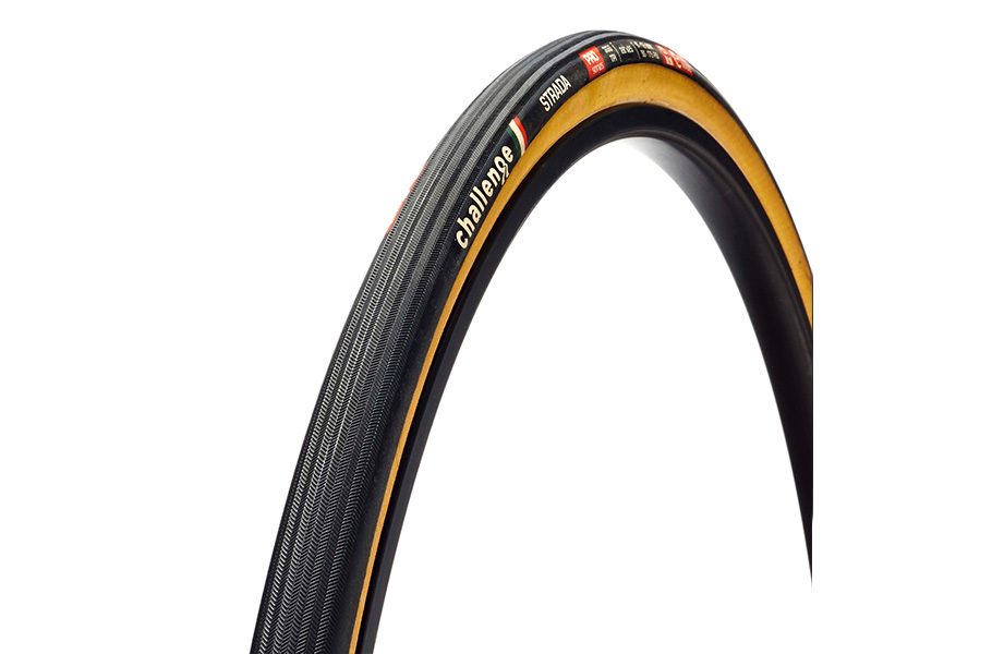 Challenge Strada pro tubular 700x25c zwart/bruin (8855627105049)