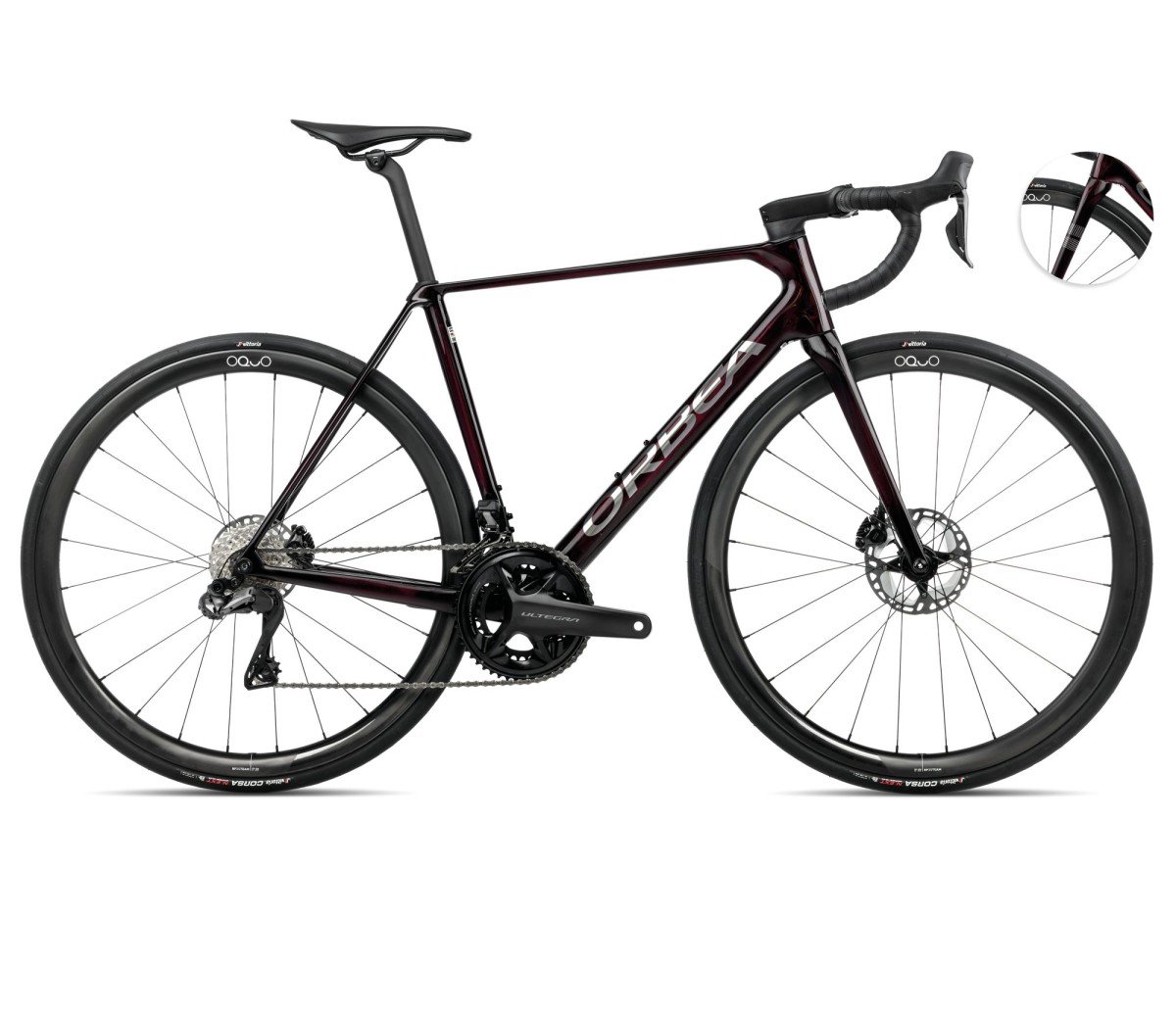 ORBEA ORCA M20iTEAM HEREN Wine Red - Titanium (Gloss) 55cm 2025 (8434446817083)