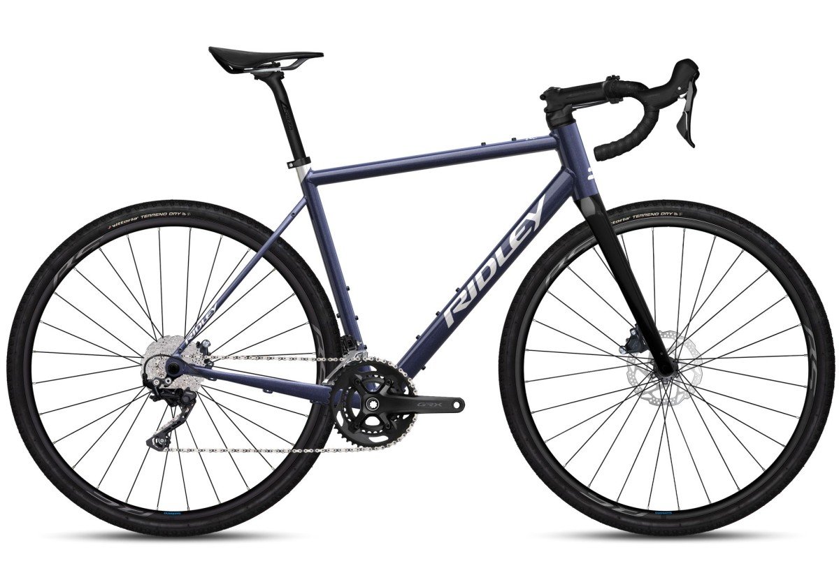 Ridley Grifn A Gravel Shimano GRX400 2x10sp Dark Violet Cameleon / Silver (glossy) M 2025 (5400928495325)