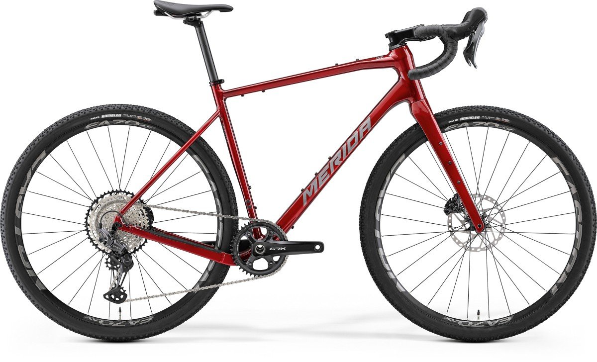 MERIDA SILEX 700 Dark Strawberry Grey Red L L 2025 (4711256465036)