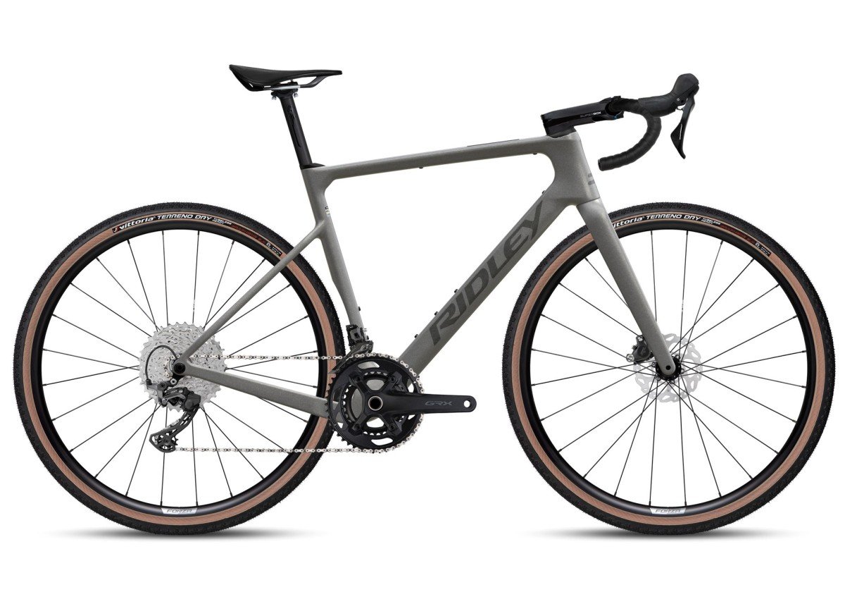 Ridley Astr Shimano GRX600 2x12sp Empress Grey Met. / Anthracite Met. (Matt) M 2025 (5400928632621)