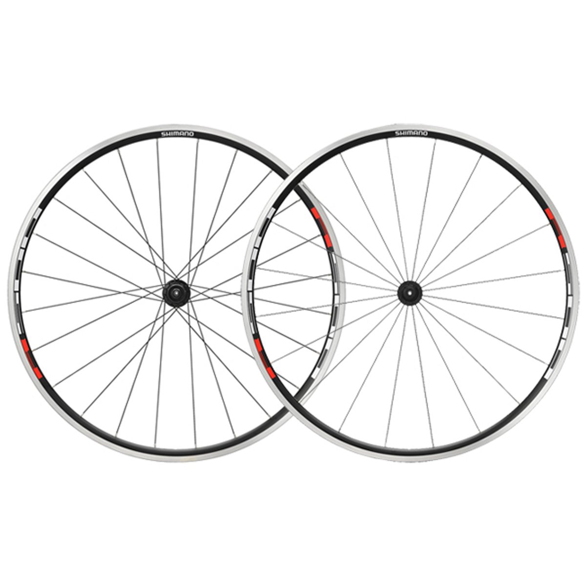 Wielset SHIMANO Race R501 draad 8/9/10-Sp Zwart (4524667719335)