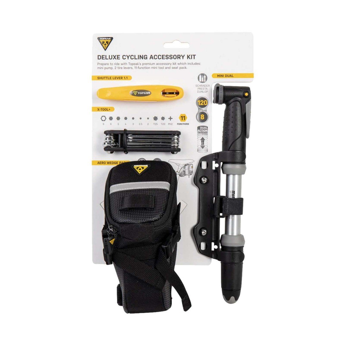 Topeak Deluxe Cycling Accessory Kit (4710069680179)
