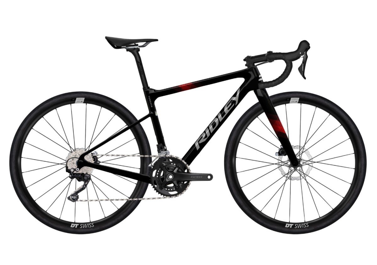Ridley Yungstr GRX400 2x10 zwart, zilver/rood 40cm XXXS 2026 (SBIYUNRID001)