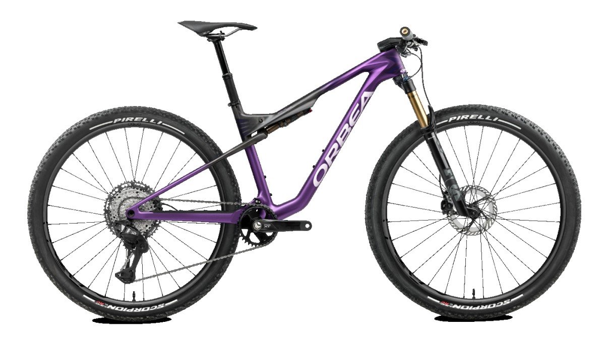 ORBEA OIZ M-PRO Royal Plum - Diamond Black Carbon View (Matt) L L 2027 (8434446233128)