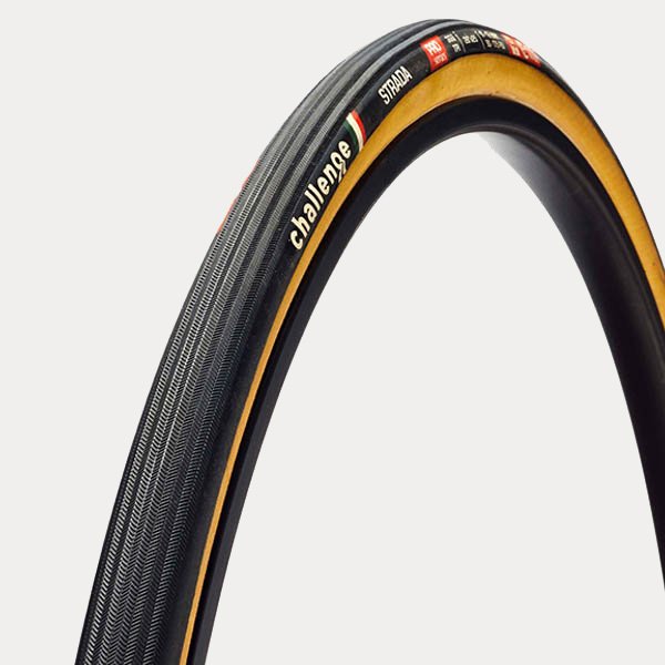 Challenge Strada pro ot 700x25c zwart/bruin (8855627005080)