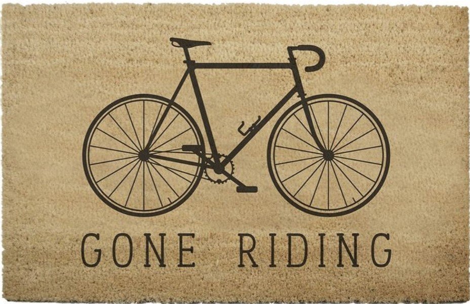 Cyclo cadeau Deurmat Kokosvezel 'Gone Riding' (5055071709432)
