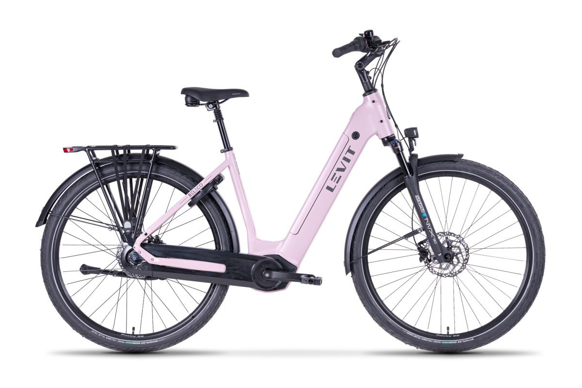 LEVIT BELECO 7 lowstep rose 540Wh 55cm Damesmono Rose 55cm 2026 (8595174259382)
