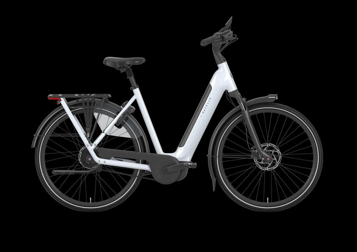 GAZELLE Grenoble C5+ DAMES Frozen White Glans 57cm 2027 (8717231373880)