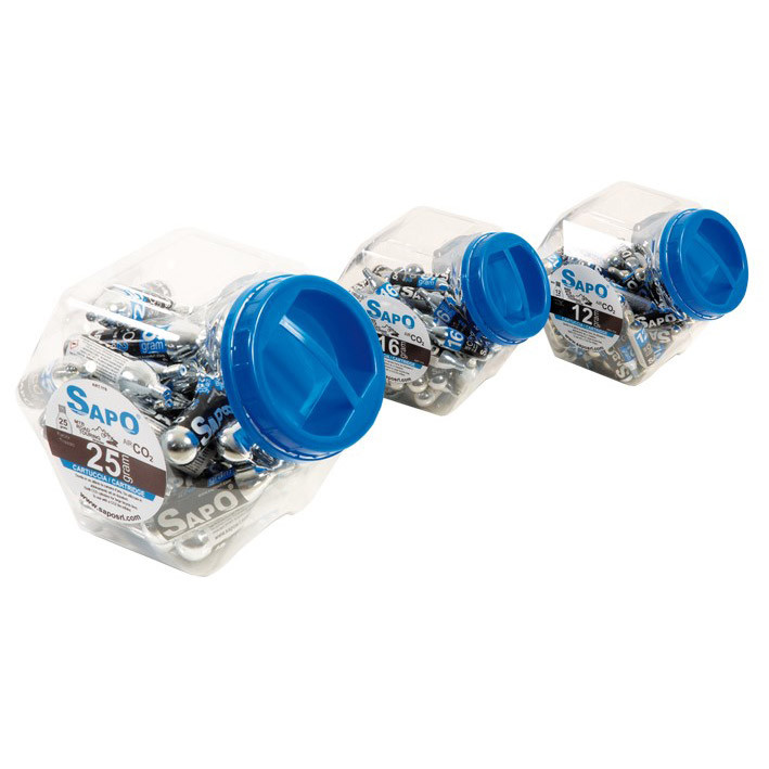 SapO container CO2-patronen 16gr. PER ST (8054529591152)