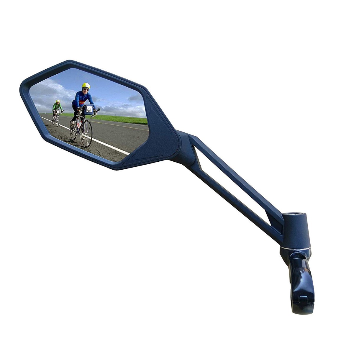 VWP Spiegel links E-bike zwart luxe verstelb. stuurbevestig. (8716637020282)