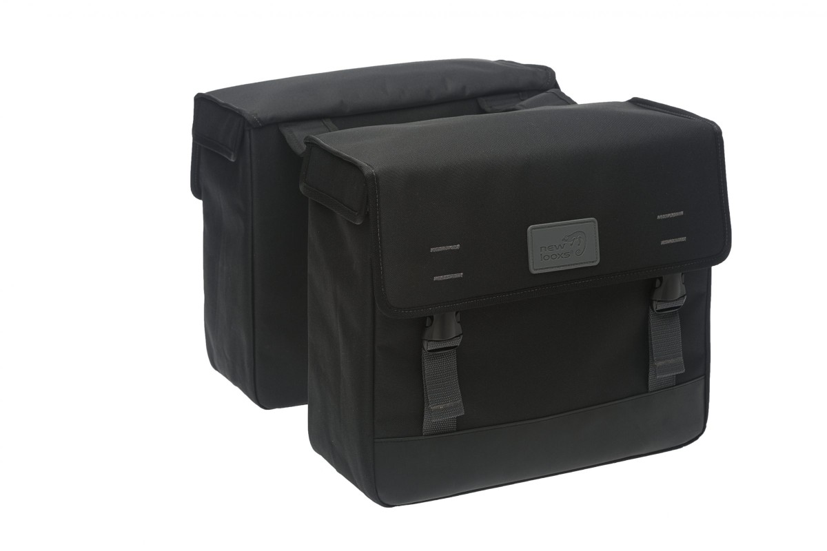 New Looxs fietstas dubbel Origin black 39L (8714827057063)