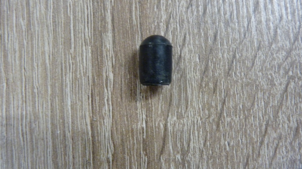 Ronde Rubberen Eindkapjes bagagedrager zwart (2181006135502)