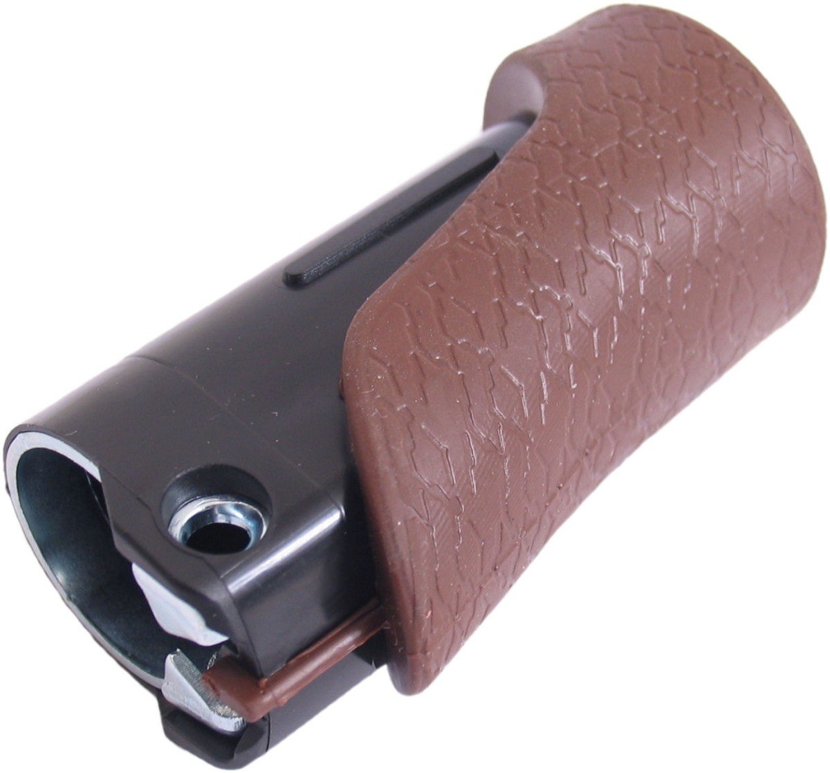 Gazelle Handvat rechts basis 88mm brown compleet (8717118395509)