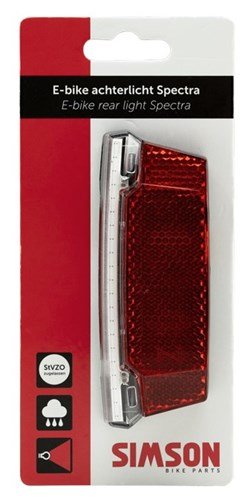 Simson achterlicht Spectra bagagedrager E-bike 6-48V (8711646933356)