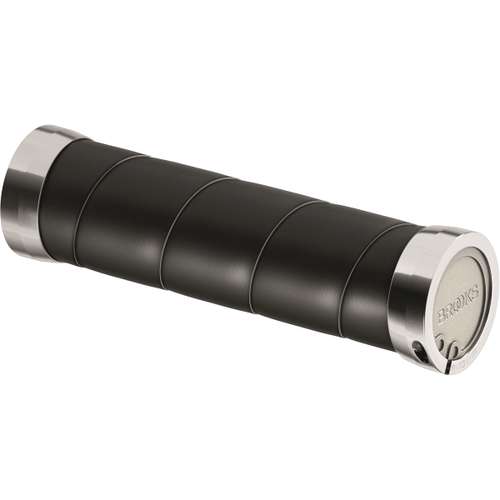 Brooks handvatten Slender Leather grips 130mm blac (8021890580757)