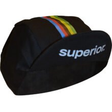 Superior helmpetje zwart WK strepen (2200132342575)