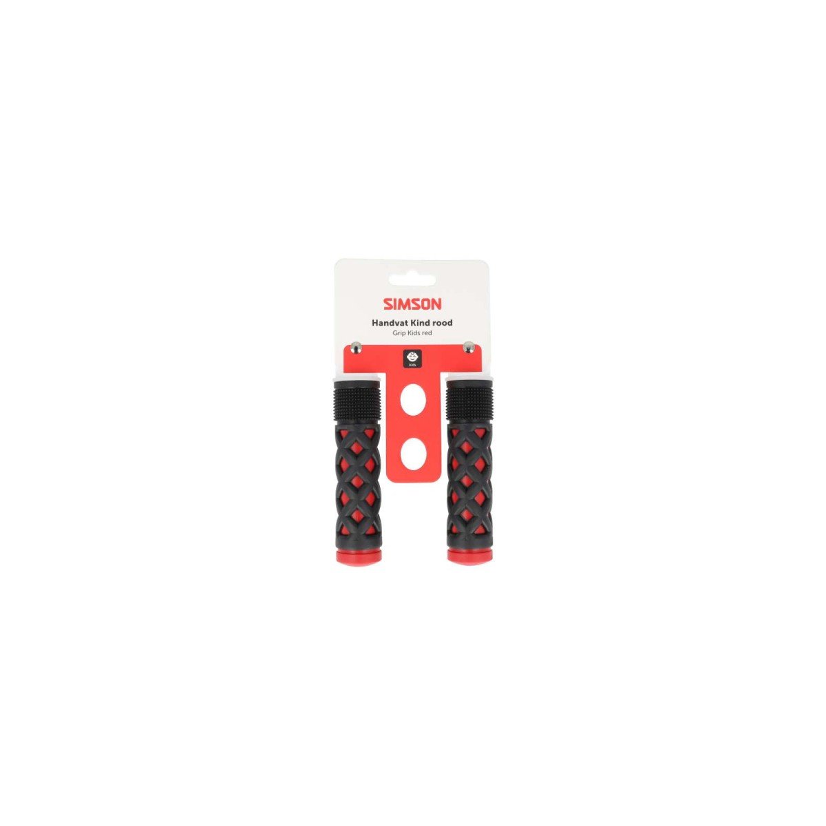 Simson handvatten kinder rood/zwart (8711646936531)