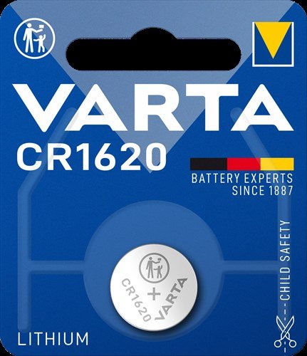 Varta batt CR1620 lith 3V krt (1) (4008496276936)