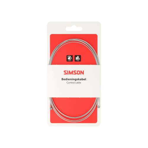 Simson schakel binnenkabel rvs 2.25m (8711646935466)