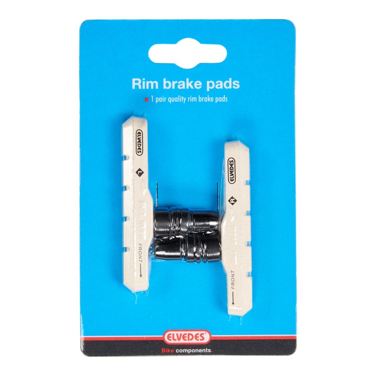 Elvedes remblok V-brake m/inbus 72mm white compoun (8716706014709)