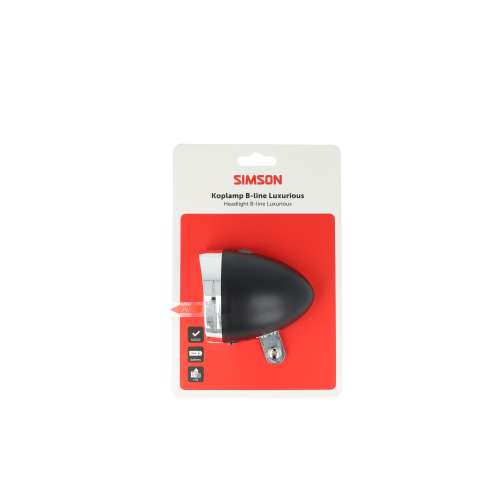 Simson koplamp Classic Luxurious batterij 30 lux z (8711646936814)