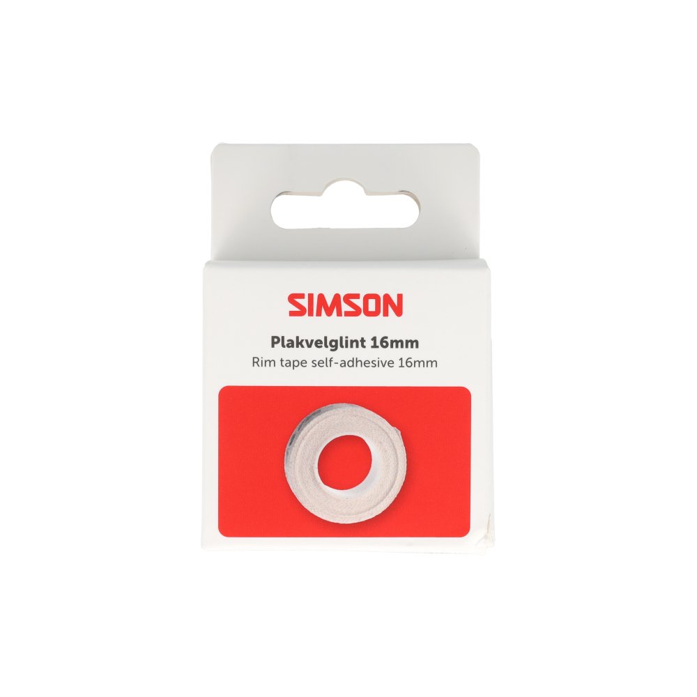 Simson plakvelglint 16mm (8711646934568)