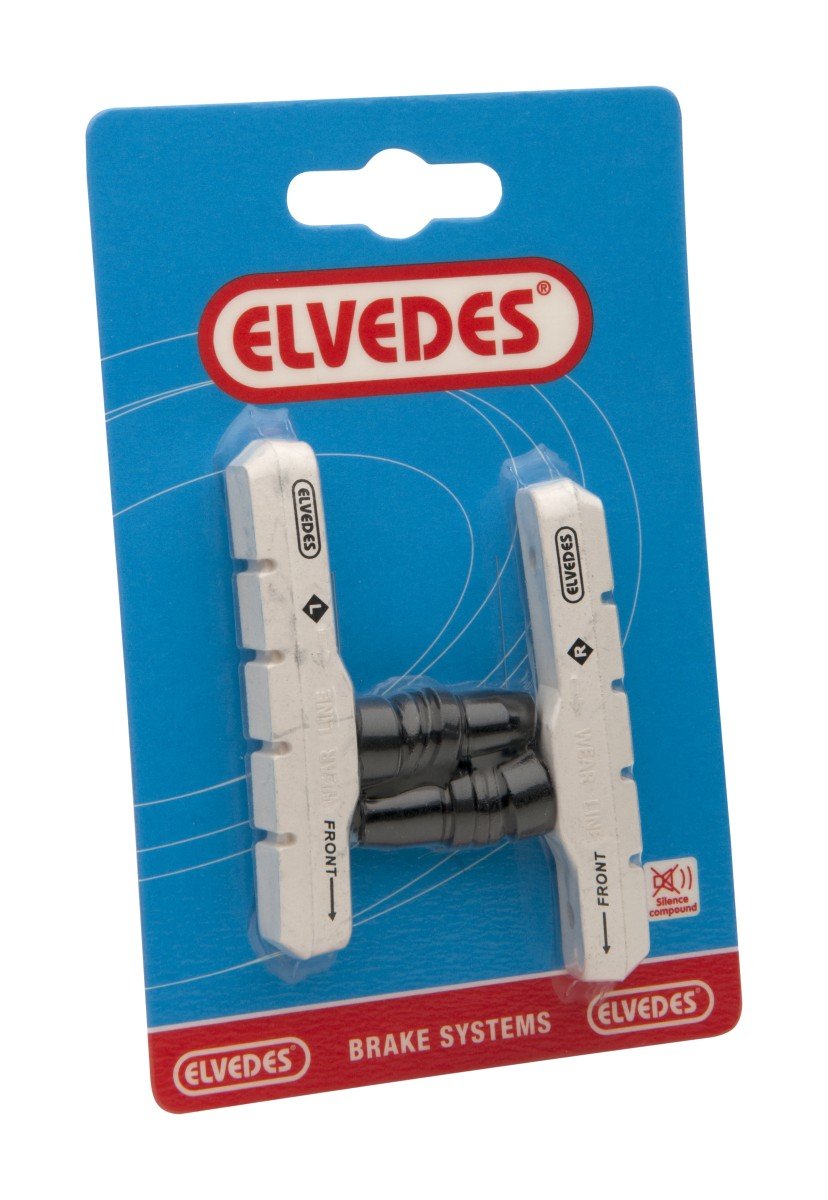 Elvedes remblok V-brake m/inbus 72mm white compoun (8716706014709)