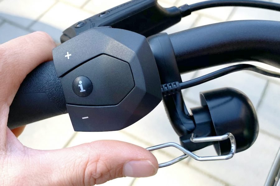 Widek bel Paperclip E-bike met speciale beugel zwa (8712864749514)