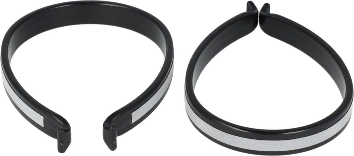 Simson broekklemmen kunststof met reflectie (8711646935251)