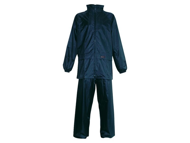 Basis regenpak blauw maat l (8712719676033)