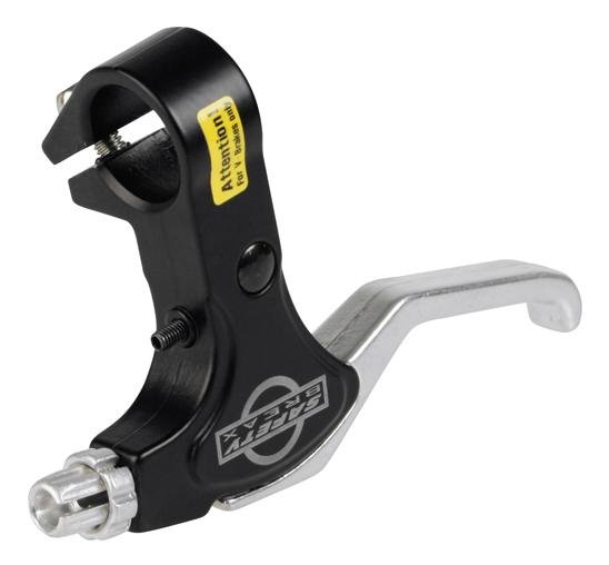 Merkloos Bat remgreep l safety zwart/zilver (8715957116897)