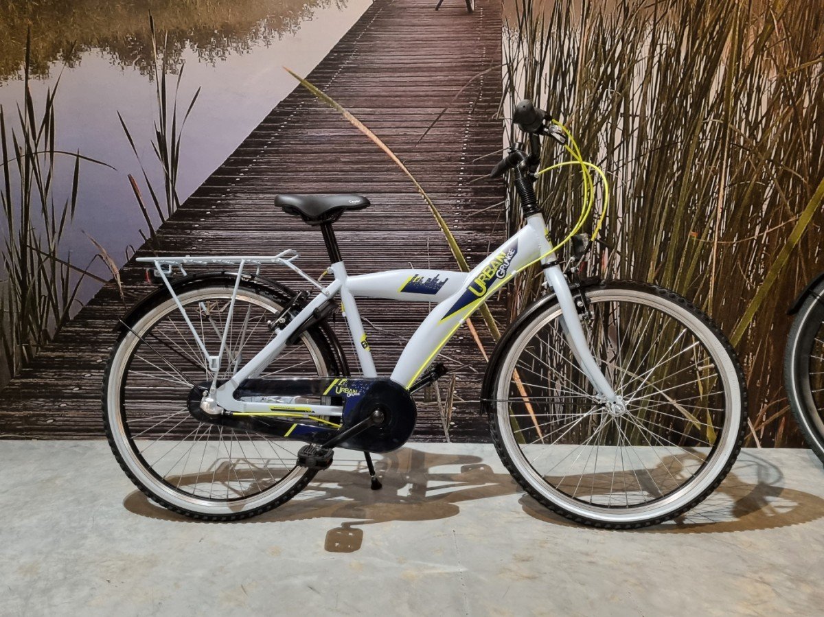 BFK 24" City Urban jongens 3V grijs mat - 24UJ65, Grijs (8716637050951)