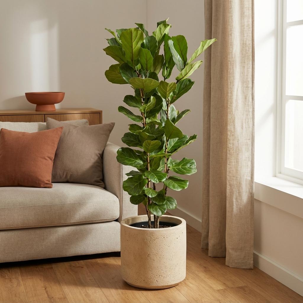 Ficus Lyrata struik - 160 cm - Ø27 (8721055697190)
