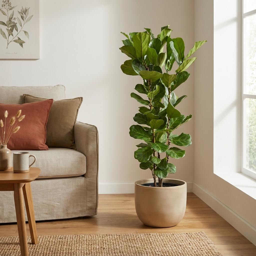 Ficus Lyrata struik - 160 cm - Ø27 (8721055697190)