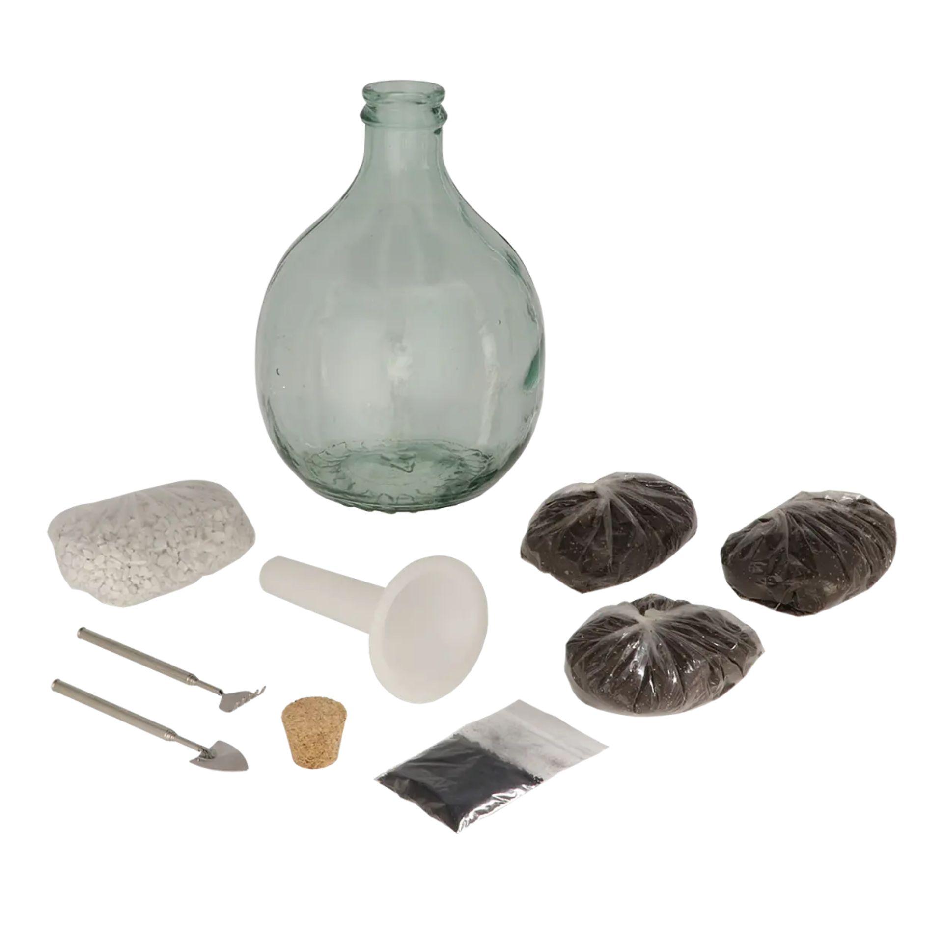 DIY Plant Terrarium Set 5L - Maak je eigen gesloten ecosysteem | In giftbox (8714982157387)