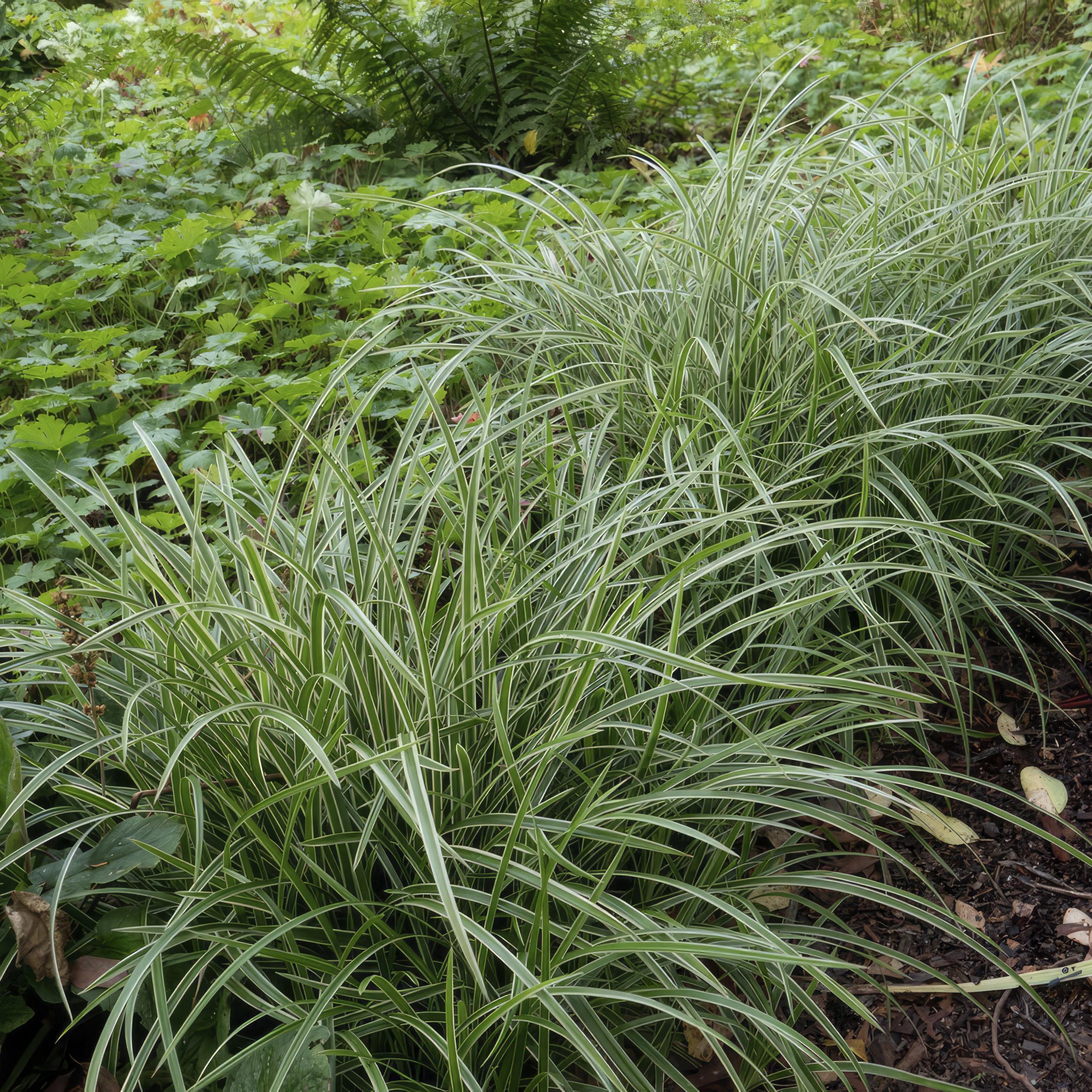 Garden basics 60x Carex morrowii 'Ice Dance' - ↕10-25cm - Ø9cm (47643)