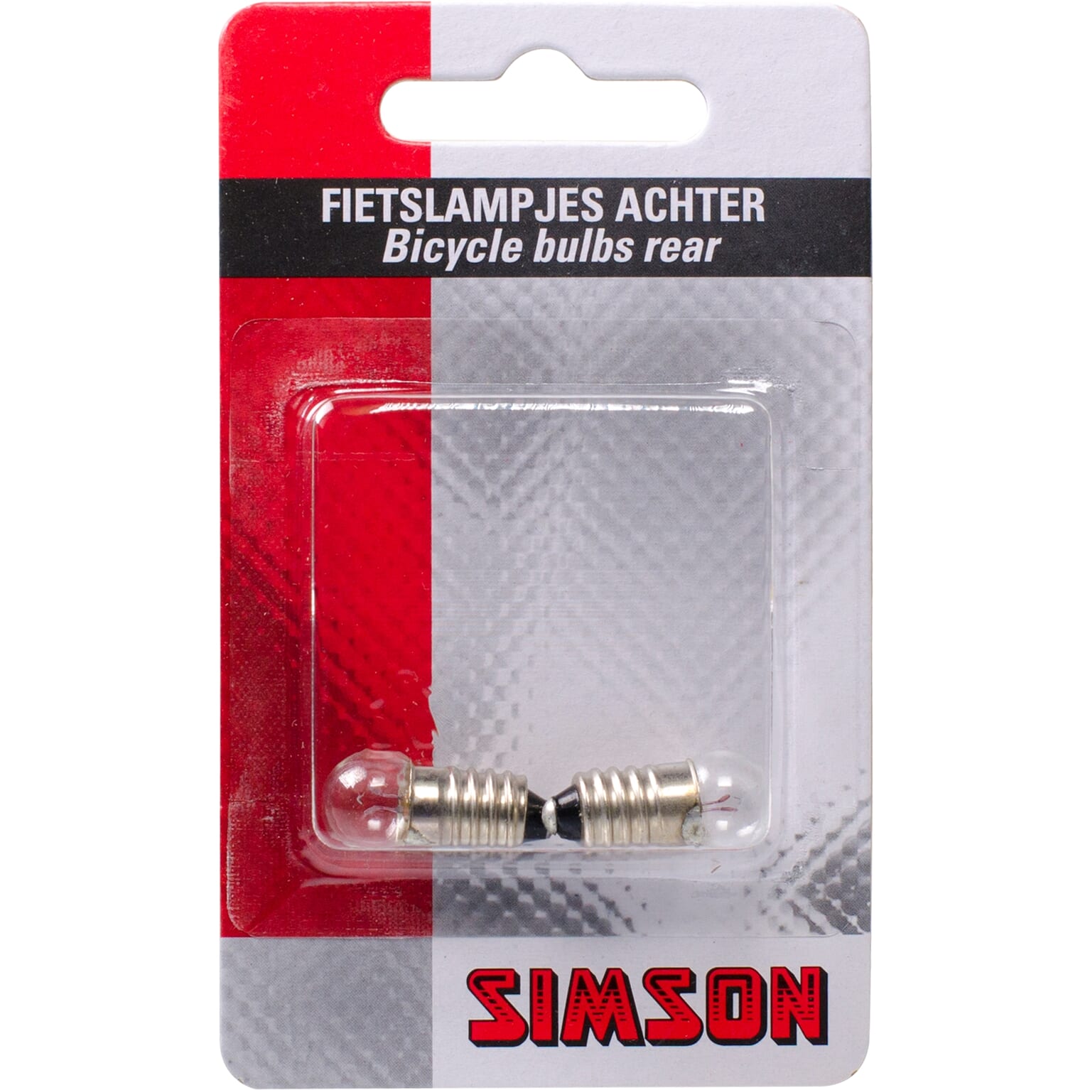 Simson lampje achterlicht 6 volt / 0,6 watt (2) (8711646206504)